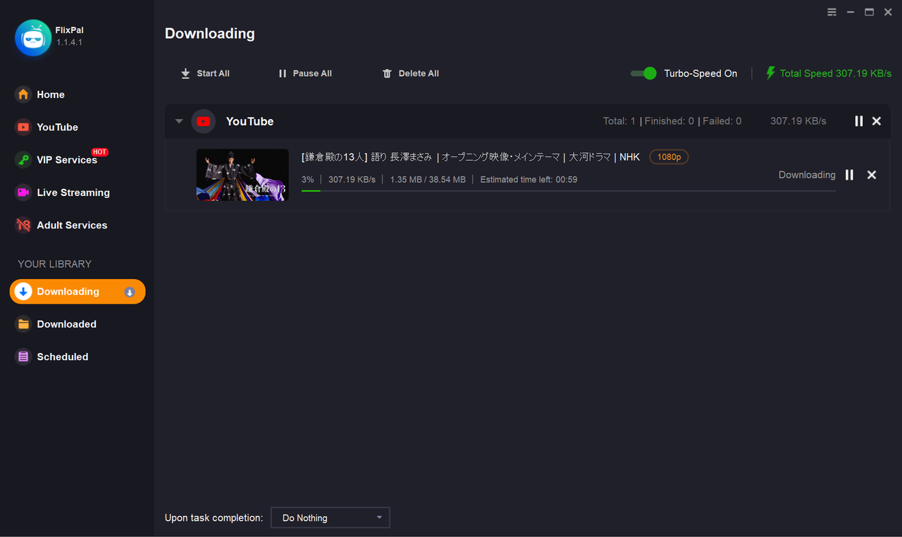 Check the video quality and format, and then click "Download Now".